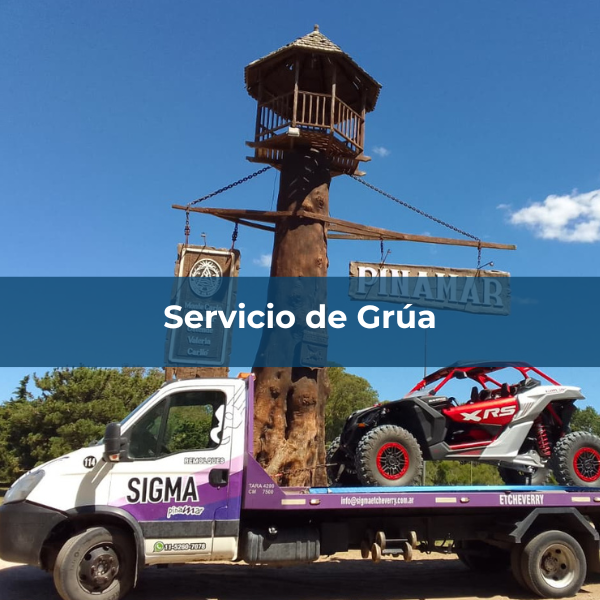 Servicio de grúa y traslado de vehículos por emergencias en Pinamar